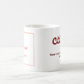 Tasse de photo de Catster avec le nom (Centre)