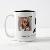 Tasse de photo de coutume d'Abuelo 2 du numéro un (Gauche)