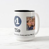 Tasse de photo de coutume de Tio 2 du numéro un (Devant droit)