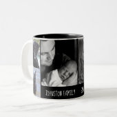 Tasse de photo de la date établie par nom de (Devant gauche)