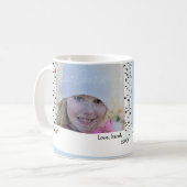 Tasse de photo de vacances de neige d'Aspen (Devant gauche)