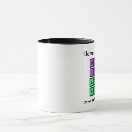 Tasse de physique de particules élémentaires (Centre)