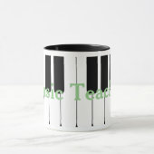 Tasse de piano de professeur de musique (Centre)