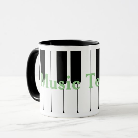 Tasse de piano de professeur de musique (Devant gauche)