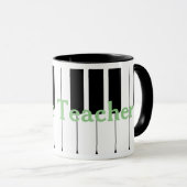 Tasse de piano de professeur de musique (Devant droit)