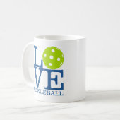 Tasse de Pickleball : "AMOUR PICKLEBALL " (Devant gauche)