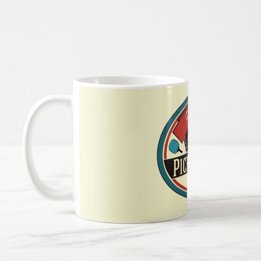 Tasse de Pickleball - conception vintage (Gauche)