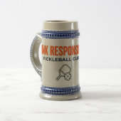 Tasse de Pickleball Dink Responsablement - Cadeau (Devant gauche)