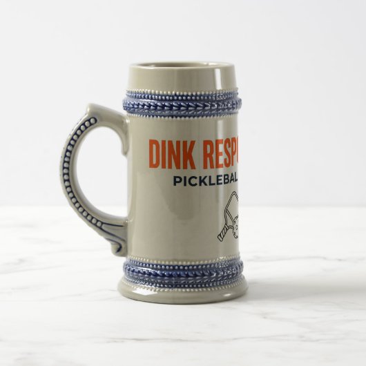 Tasse de Pickleball Dink Responsablement - Cadeau (Gauche)