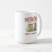 Tasse de pickleball « Play Laugh Repeat » | Image (Devant droit)