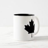 Tasse de pictogramme "de feuille d'érable" (Devant droit)