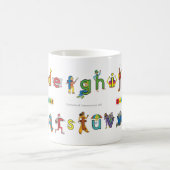 Tasse de pictogramme de Letterland | (Centre)