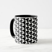 Tasse de pied-de-poule (Devant gauche)
