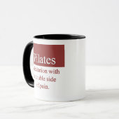Tasse de Pilates (Devant gauche)