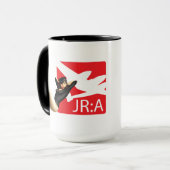 Tasse de pin-up 'John Ross de fille : American (Devant gauche)