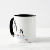 Tasse de pingouins de Père Noël (Devant gauche)