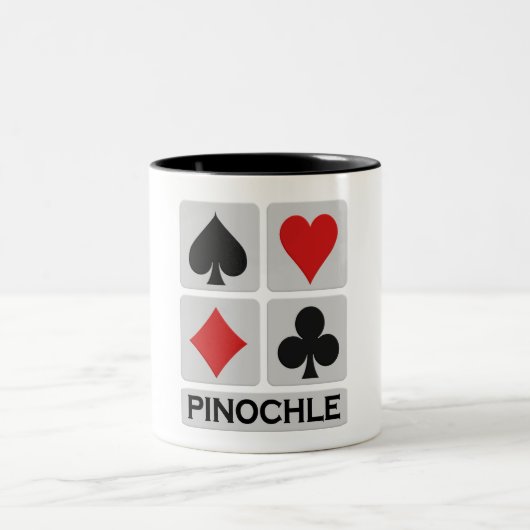 Tasse de Pinochle - choisissez le style et la (Centre)