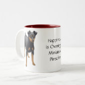 Tasse de Pinscher miniature (Devant gauche)