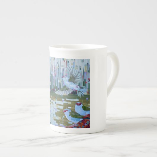 Tasse de pinsons de Firetail (Devant droit)