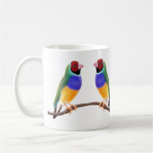 Tasse de pinsons de Gouldian (Gauche)