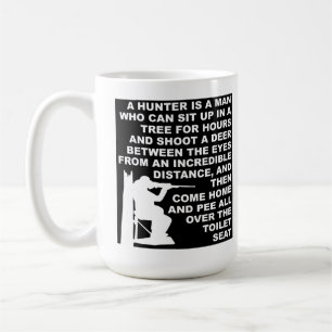 Tasse de pipi de chasseur