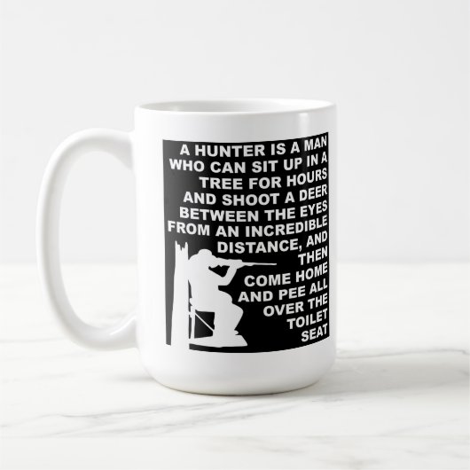 Tasse de pipi de chasseur (Gauche)