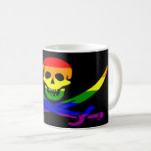 Tasse de pirate d'arc-en-ciel (Devant droit)