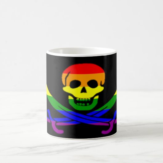 Tasse de pirate d'arc-en-ciel (Centre)