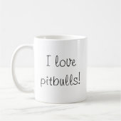 Tasse de Pitbull (Gauche)