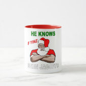 TASSE DE PITTSBURGH PÈRE NOËL (Centre)