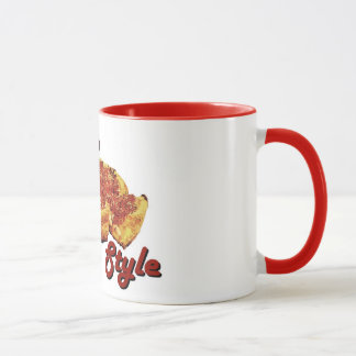 Tasse de pizza de style de Chicago
