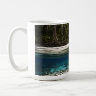 Tasse de plage tropicale - Vue éclatée - Tasse océ
