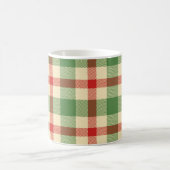 Tasse de plaid de tartan de Noël (Centre)