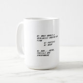 Tasse de plaisanterie de géologue (Devant gauche)