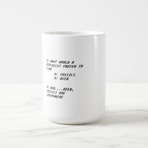 Tasse de plaisanterie de géologue