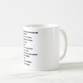 Tasse de plaisanterie de maths (Devant droit)