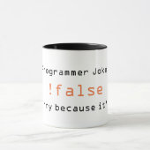 Tasse de plaisanterie de programmeur (Centre)