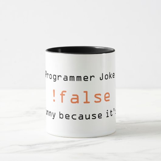 Tasse de plaisanterie de programmeur (Centre)