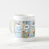 Tasse de plaisanterie de sommeil de contrôle du (Devant gauche)