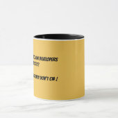 Tasse de plaisanterie pour des programmeurs (Centre)