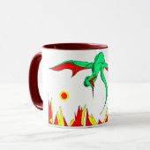 Tasse de planète de dragon (Devant gauche)