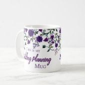 Tasse de planification de mariage, tasse de cadeau (Devant gauche)