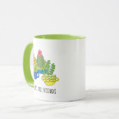 Tasse de plantes succulentes amicales (Devant gauche)