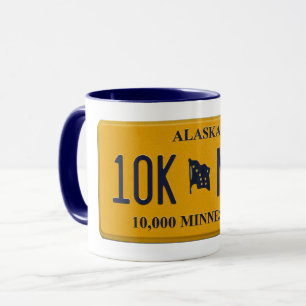 Tasse de plaque de licence de l'Alaska