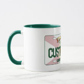 Tasse de plaque d'immatriculation floridienne pers (Gauche)