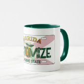 Tasse de plaque d'immatriculation floridienne pers (Devant droit)