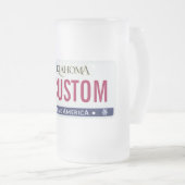 Tasse de plaque minéralogique de l'Oklahoma (Devant droit)