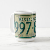 Tasse de plaque minéralogique du Massachusetts (Devant gauche)