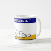 TASSE DE PLAQUE MINÉRALOGIQUE DU MINEUR DE LA (Devant droit)