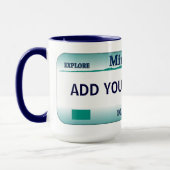 Tasse de plaque minéralogique du Minnesota (Gauche)